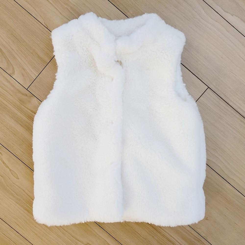 Epic Threads Plush Girls button closure Vest